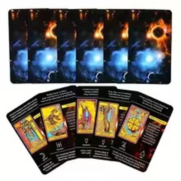Tarot with Keywords- 78 Card Mini Deck- Great for Beginners - Picture 2 of 5
